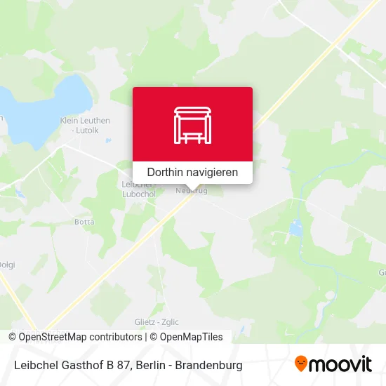 Leibchel Gasthof B 87 Karte