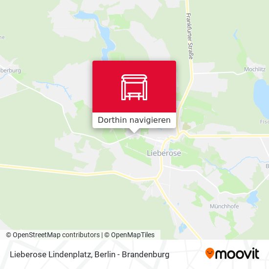 Lieberose Lindenplatz Karte