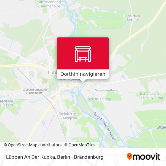 Lübben An Der Kupka Karte