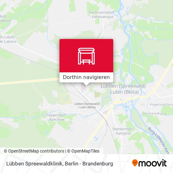 Lübben Spreewaldklinik Karte