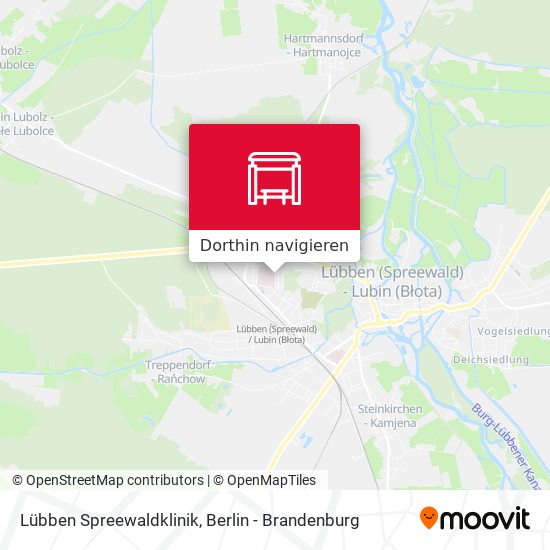 Lübben Spreewaldklinik Karte