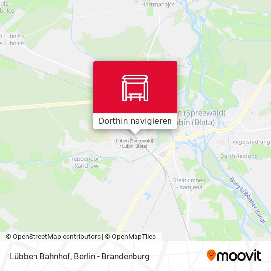 Lübben Bahnhof Karte