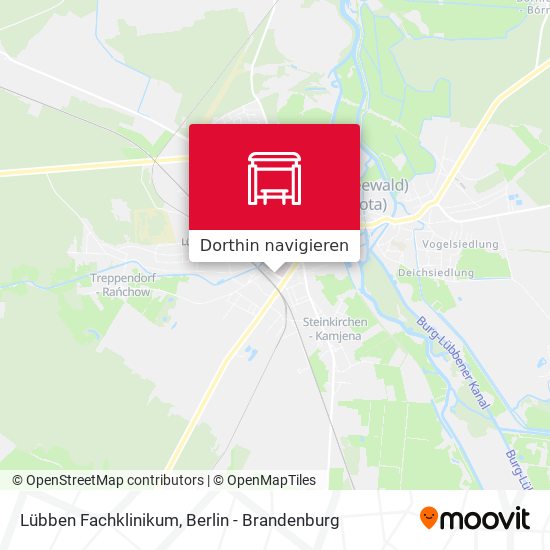 Lübben Fachklinikum Karte