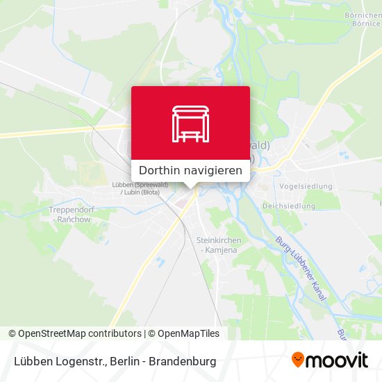 Lübben Logenstr. Karte