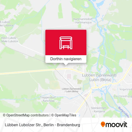 Lübben Lubolzer Str. Karte