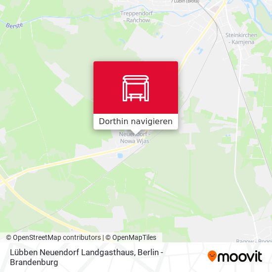 Lübben Neuendorf Landgasthaus Karte