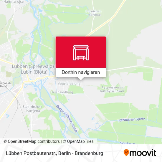 Lübben Postbautenstr. Karte