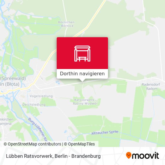 Lübben Ratsvorwerk Karte