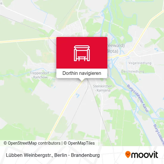 Lübben Weinbergstr. Karte