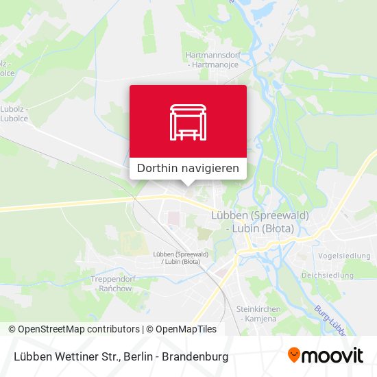 Lübben Wettiner Str. Karte
