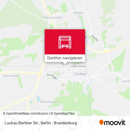 Luckau Berliner Str. Karte