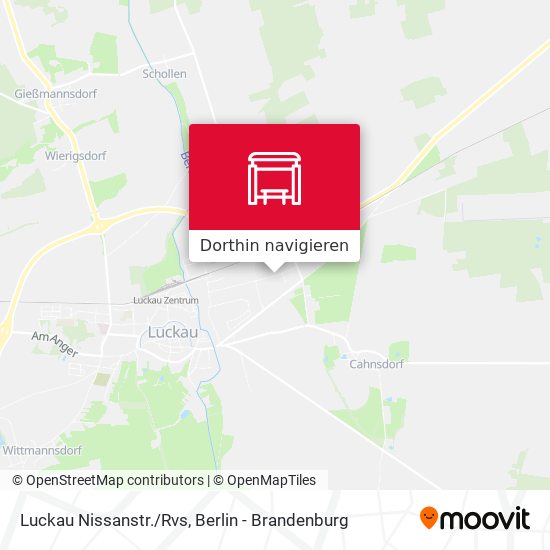 Luckau Nissanstr./Rvs Karte