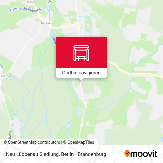 Neu Lübbenau Siedlung Karte