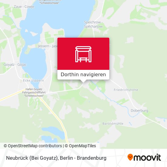 Neubrück (Bei Goyatz) Karte