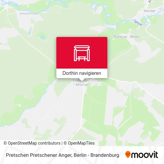 Pretschen Pretschener Anger Karte