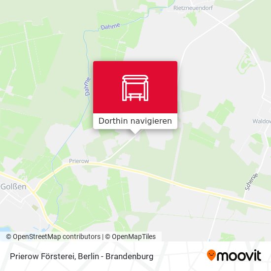 Prierow Försterei Karte