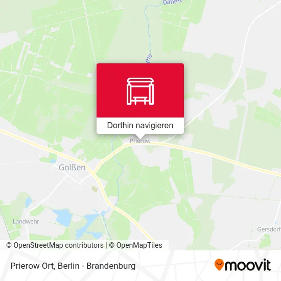 Prierow Ort Karte