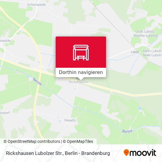 Rickshausen Lubolzer Str. Karte