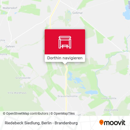 Riedebeck Siedlung Karte