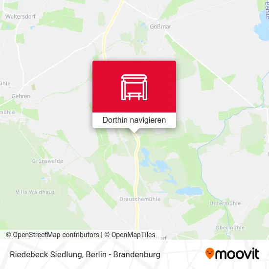 Riedebeck Siedlung Karte