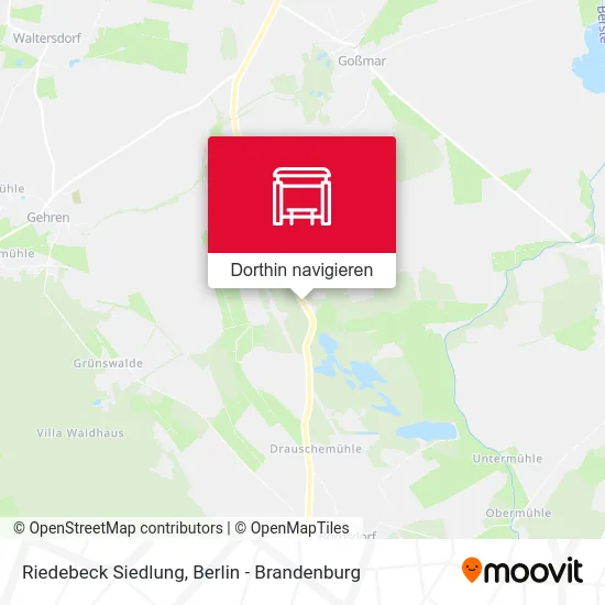 Riedebeck Siedlung Karte