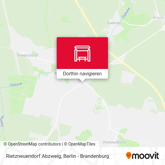 Rietzneuendorf Abzweig Karte