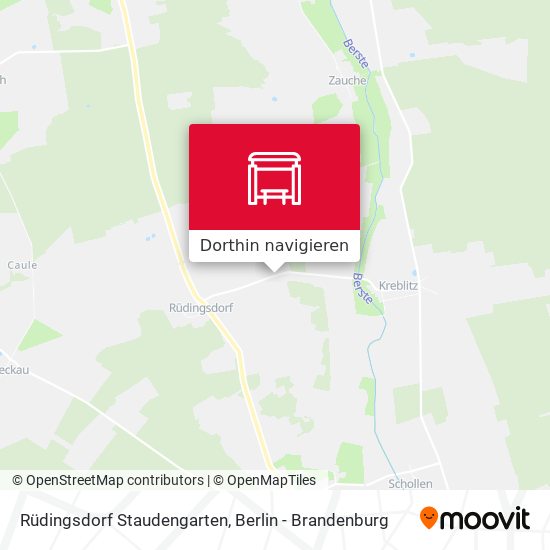 Rüdingsdorf Staudengarten Karte