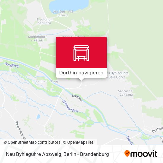 Neu Byhleguhre Abzweig Karte