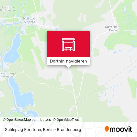 Schlepzig Försterei Karte