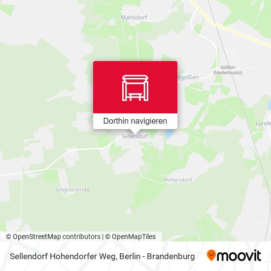 Sellendorf Hohendorfer Weg Karte