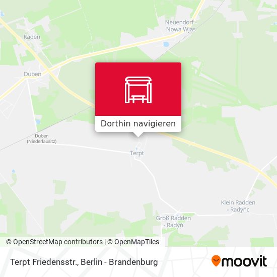 Terpt Friedensstr. Karte