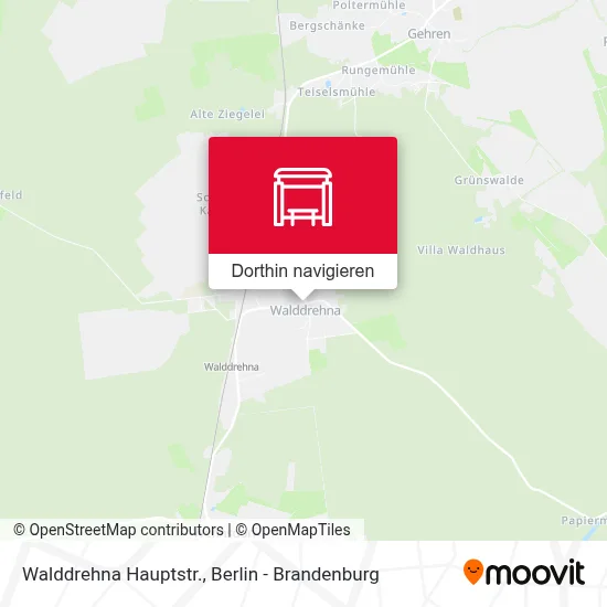 Walddrehna Hauptstr. Karte