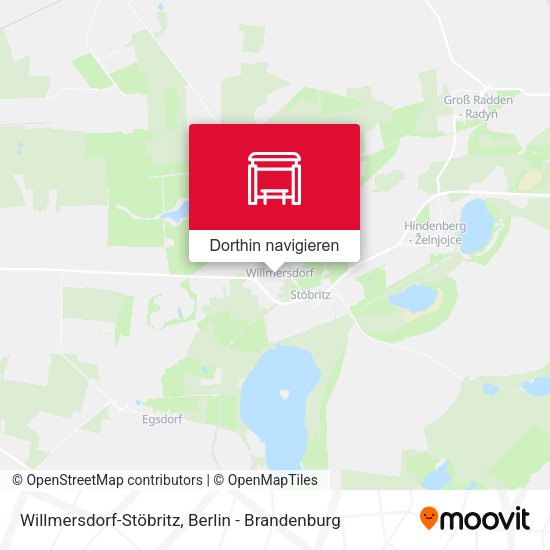 Willmersdorf-Stöbritz Karte