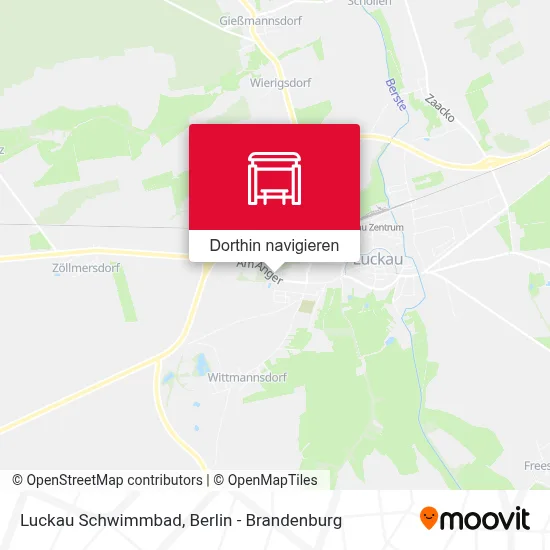 Luckau Schwimmbad Karte