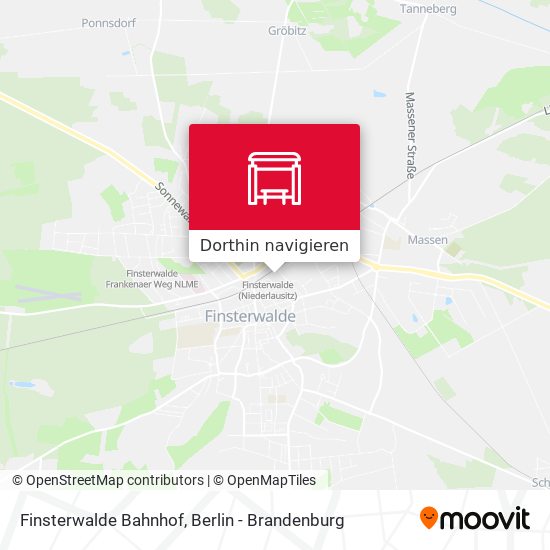 Finsterwalde Bahnhof Karte