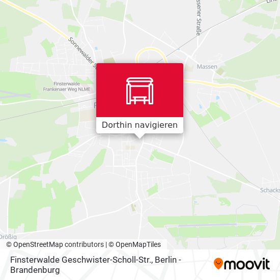 Finsterwalde Geschwister-Scholl-Str. Karte