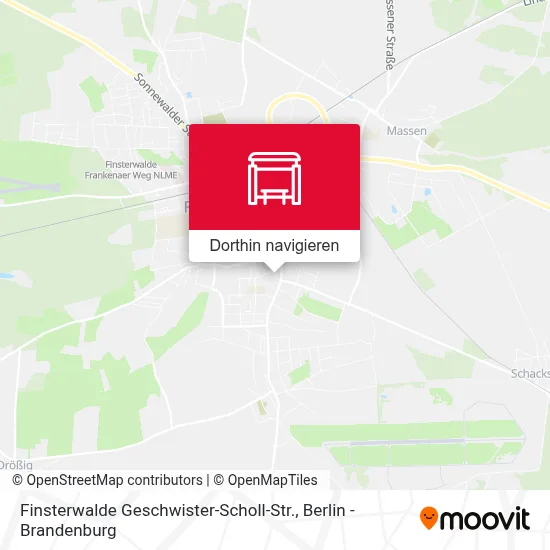 Finsterwalde Geschwister-Scholl-Str. Karte