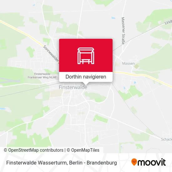 Finsterwalde Wasserturm Karte