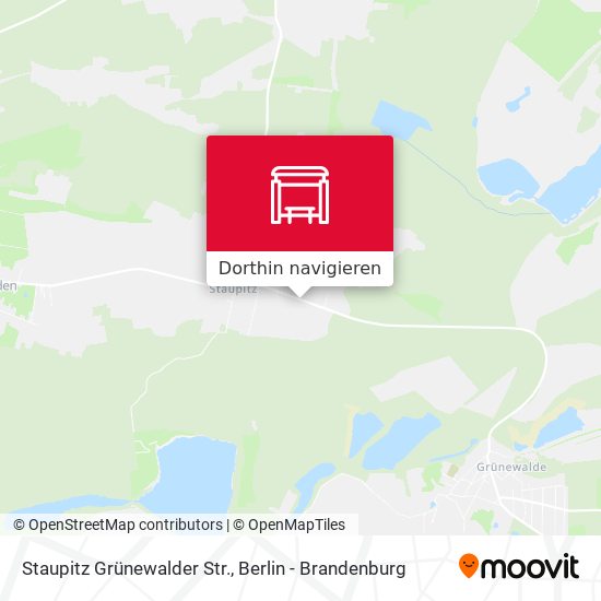 Staupitz Grünewalder Str. Karte