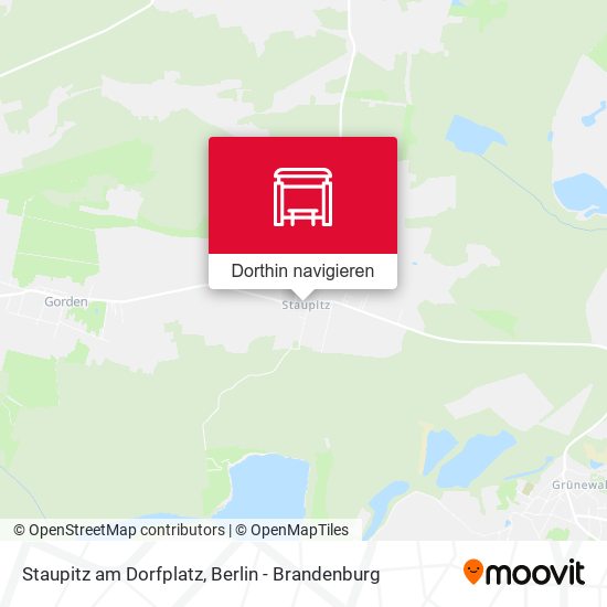 Staupitz am Dorfplatz Karte