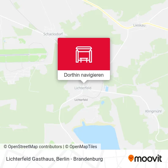 Lichterfeld Gasthaus Karte