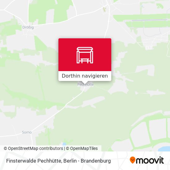 Finsterwalde Pechhütte Karte