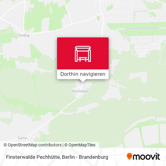 Finsterwalde Pechhütte Karte
