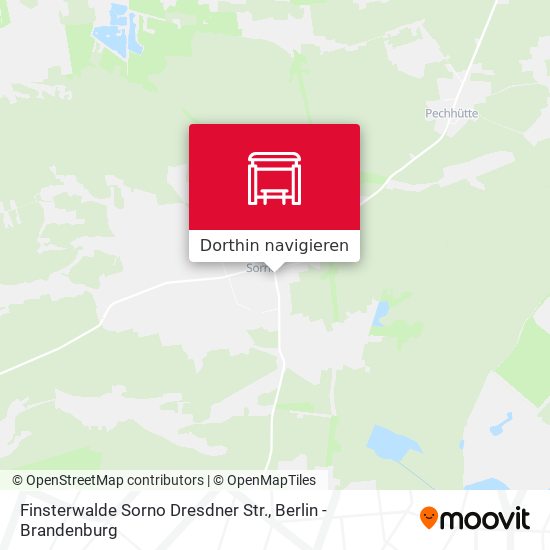 Finsterwalde Sorno Dresdner Str. Karte