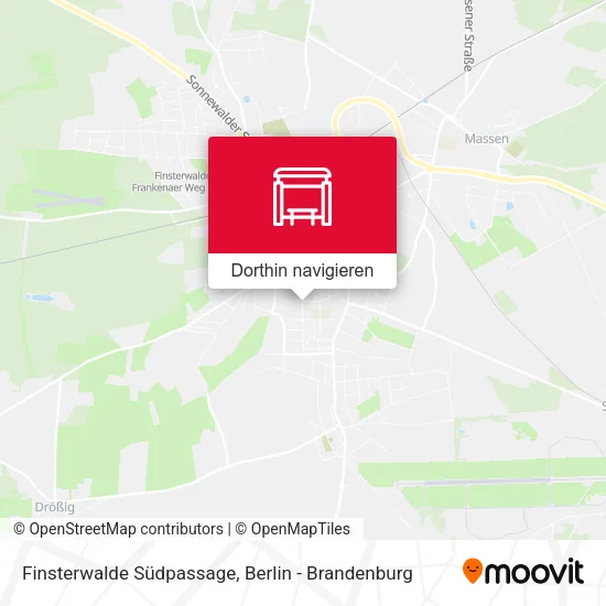 Finsterwalde Südpassage Karte