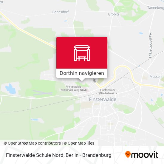 Finsterwalde Schule Nord Karte