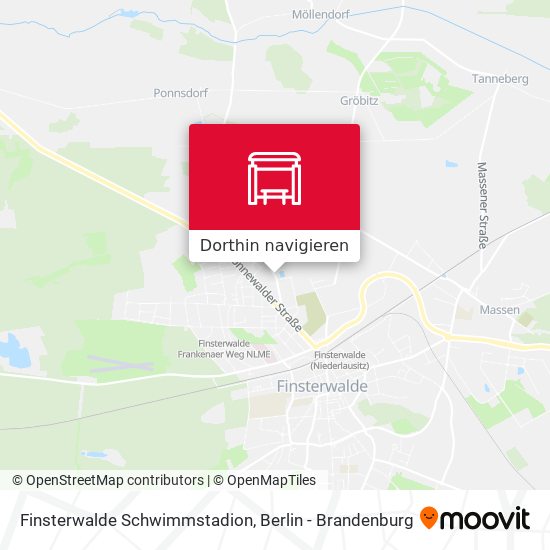 Finsterwalde Schwimmstadion Karte
