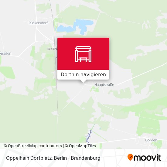 Oppelhain Dorfplatz Karte