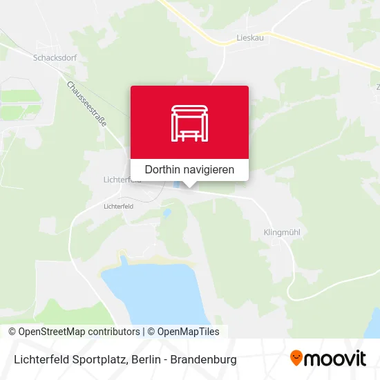 Lichterfeld Sportplatz Karte