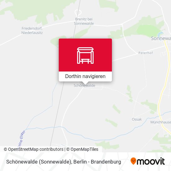 Schönewalde (Sonnewalde) Karte